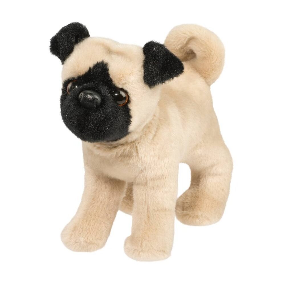 Douglas Plush Dog Pug Bardo Stuffed Animal 9.5" New w/Tag